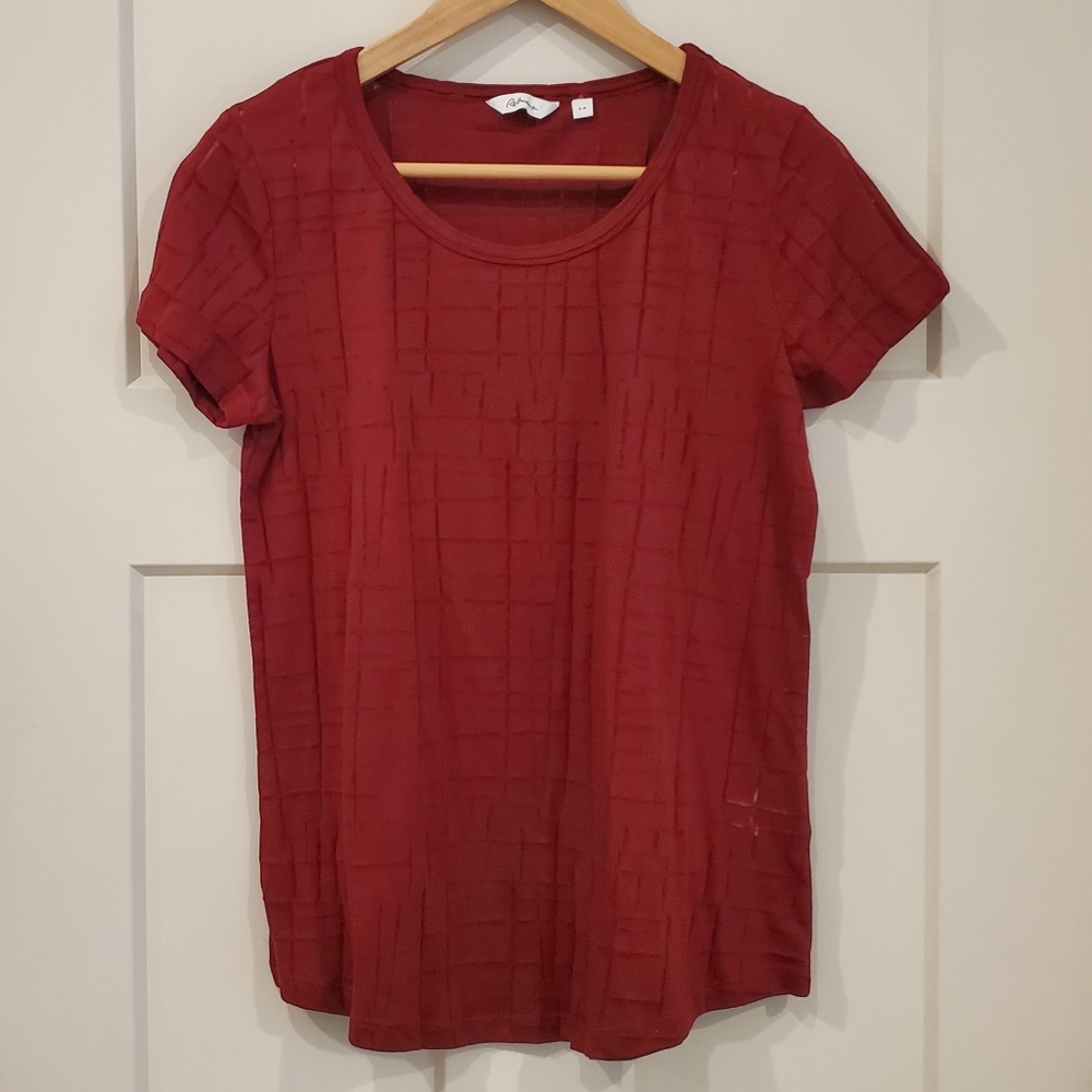 Reitmans Short Sleeve Fancy Top